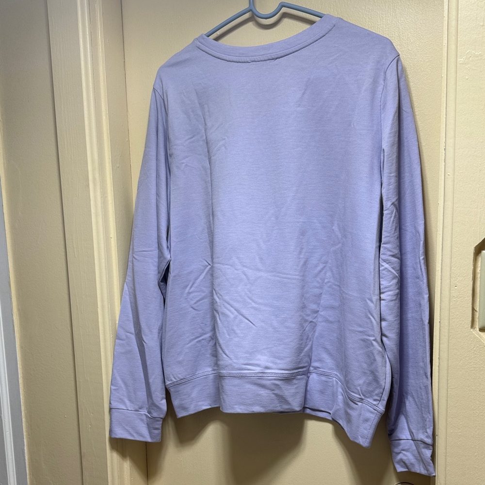 Jessica Simpson Light Purple/Lavender Eyelet Ruffle Sweatshirt - Picture 6 of 10